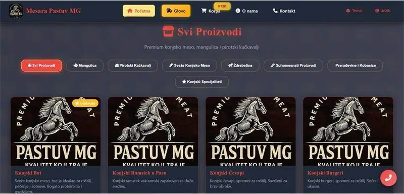 Pastuv MG - Konjsko Meso