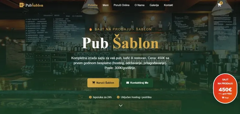 Pub Šablon