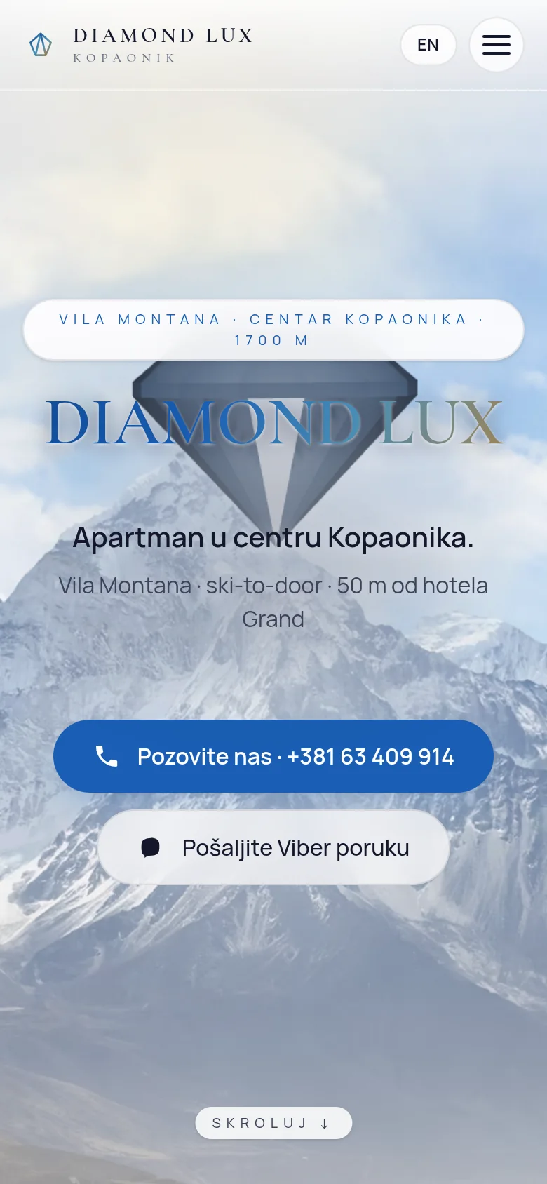 Diamond Lux na telefonu