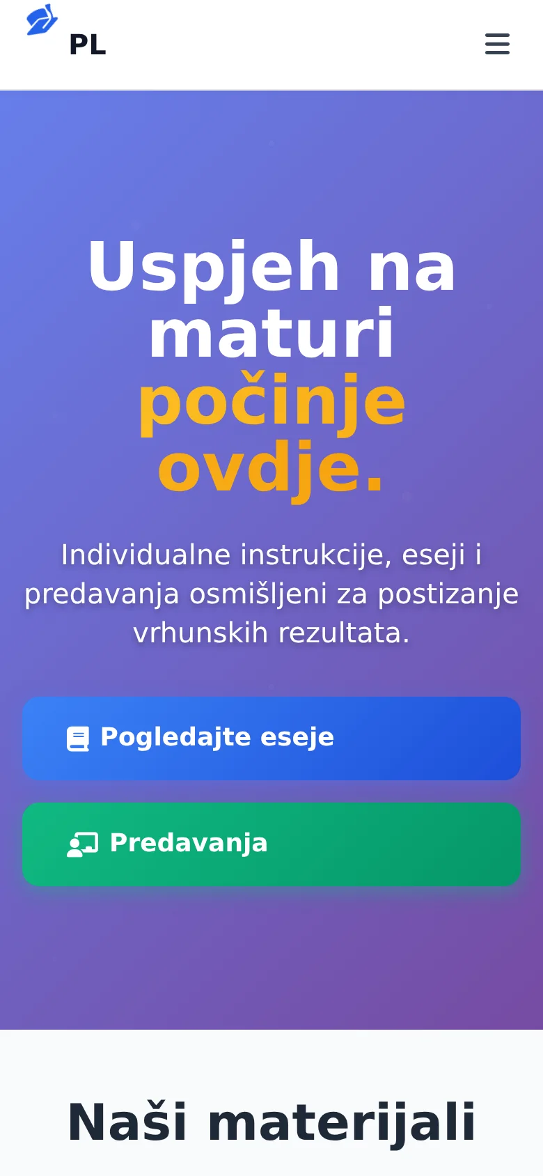 Prva Lekcija na telefonu