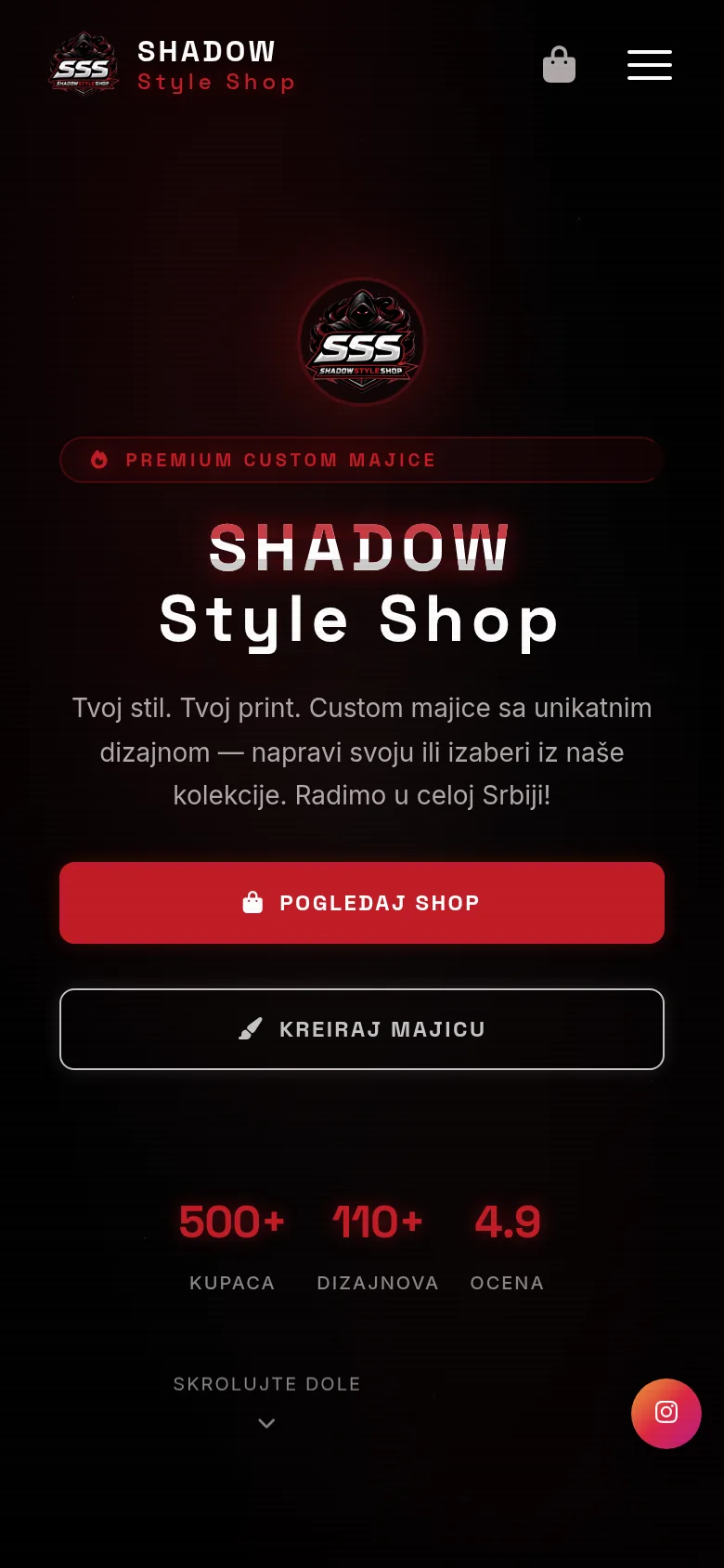 Shadow Style Shop na telefonu